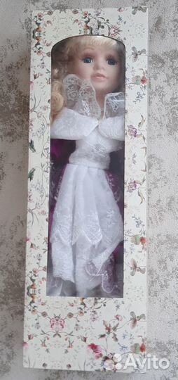 Новая коллекциюнная фарфоровая кукла фарфоровая ку