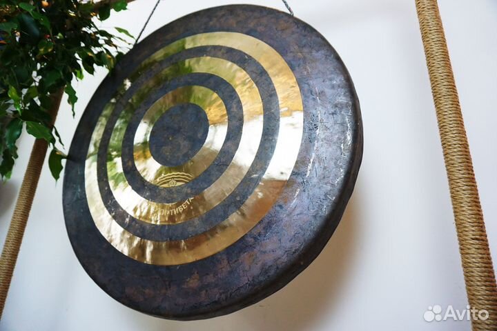 Тибетский гонг 70 см. уникальный инструмент