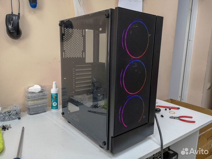 Корпус Formula F-33RGB ATX 3x120mm RGB (Новый)