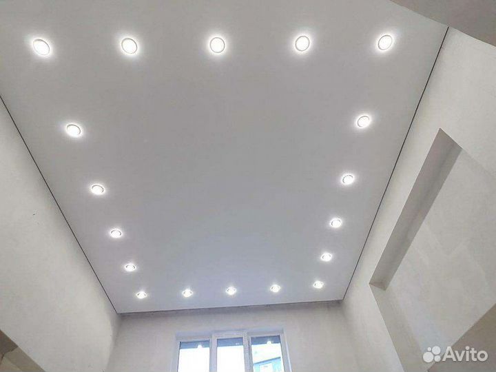 Установка натяжных потолков без выходных