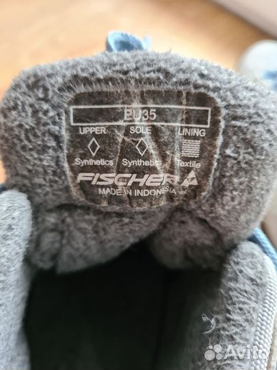 Лыжные ботинки Fischer крепления NNN 34-35 размер