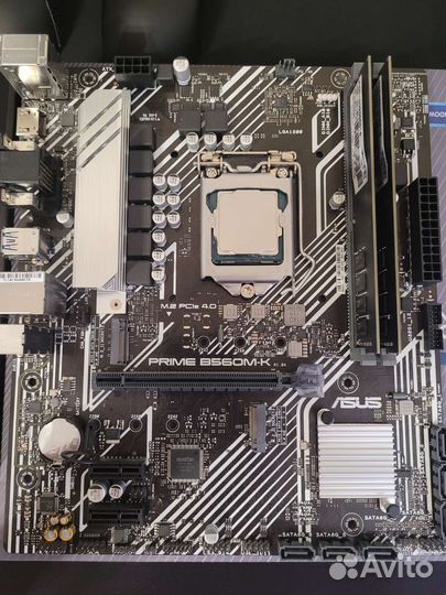 Комплект 10400f b560m 16гб