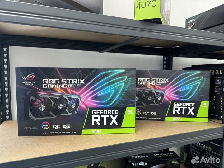 Новая Видеокарта Asus RTX 3080 ROG Strix V2 OC