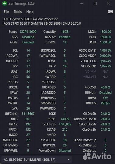 Crucial ballistix ddr4 16gb (2x8gb) 3600 cl16