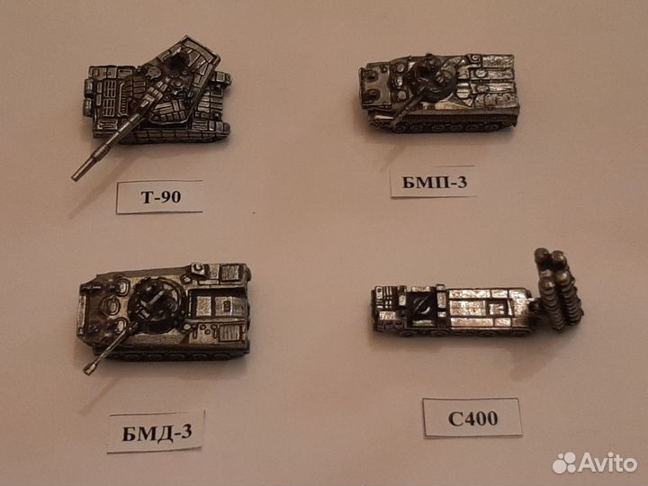 Коллекция военная техника танки бмд набор 6 штук