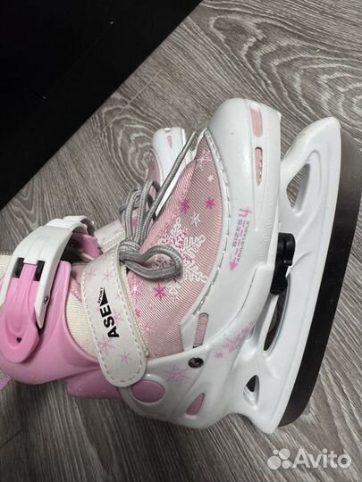 Коньки раздвижные 26 29 для девочки