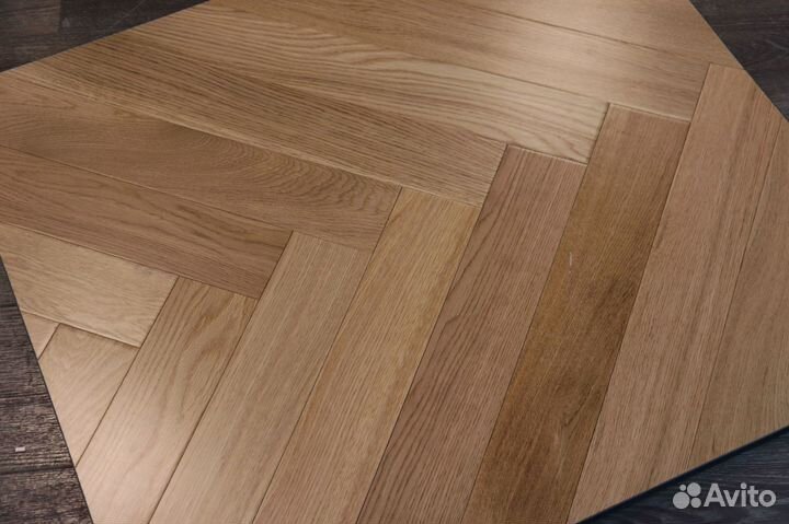 Клеевая инженерная доска английская елочка