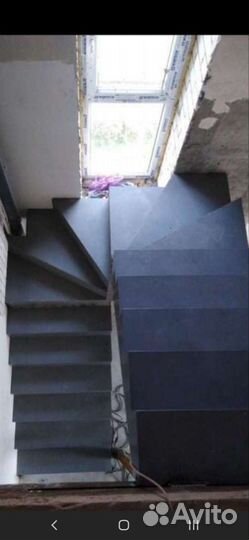 Лестницы металлические каркасные