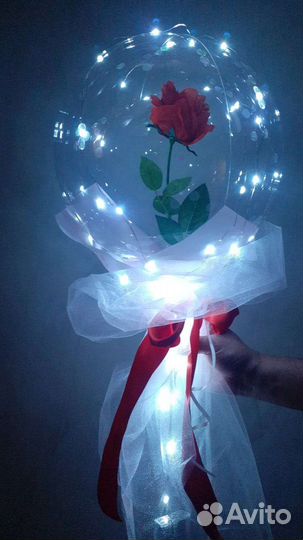 Шары.букеты из шаров.роза в шаре