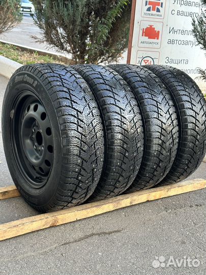 Колёса зима в сборе 185/65 14R 4x98 ваз лада