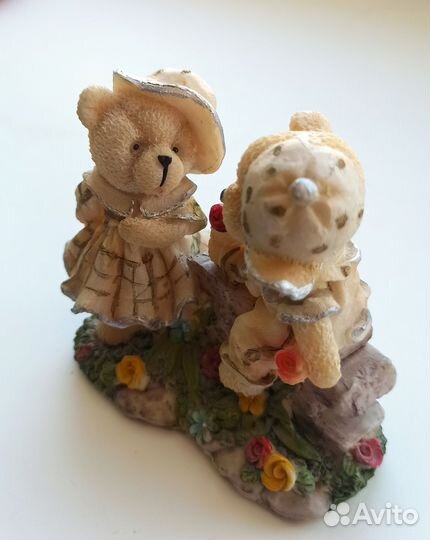 Коллекционные статуэтки медвежонок полистоун тедди