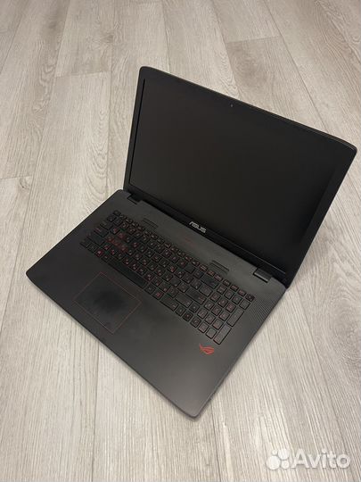 Игровой ноутбук 17.3 Asus Rog i7(6th) GTX 16gb