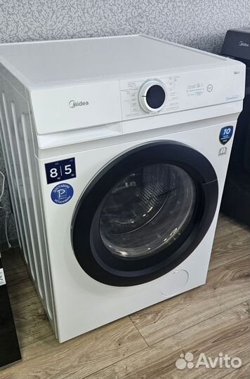 Стиральная машина с сушкой midea mf100d80bs/w-ru