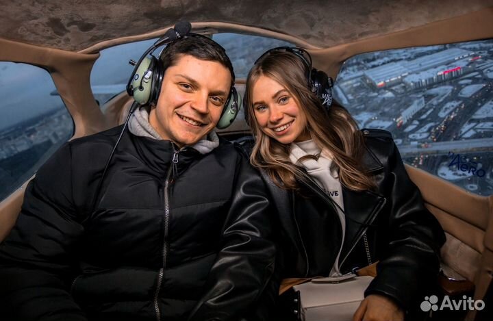 Вечерний Полет над Москвой с фотосессией