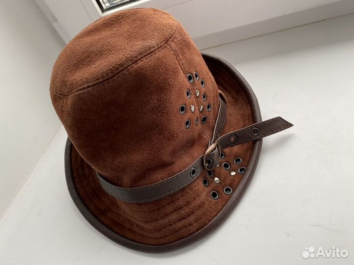 Шляпа панама замшевая Мехико