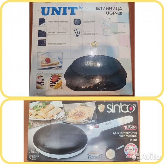 Блинница электрическая Unit, Sinbo