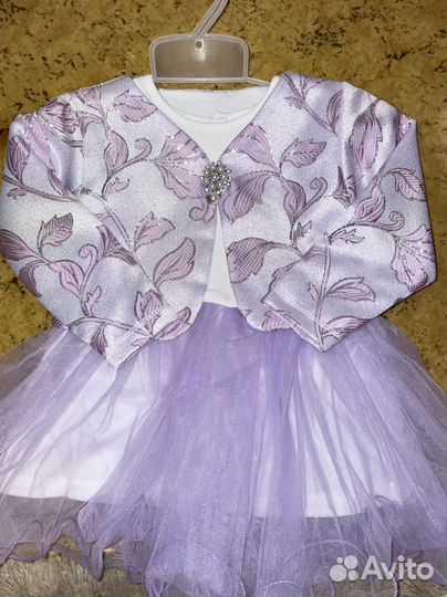 Нарядное платье для девочки р86