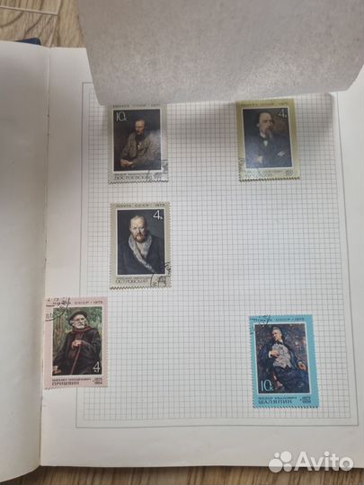 Марки почтовые, разные, коллекционные