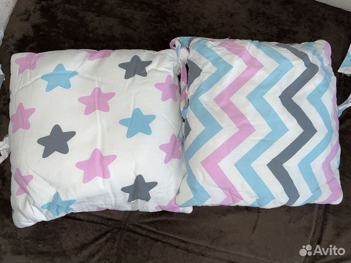 Бортики и балдахин в кроватку