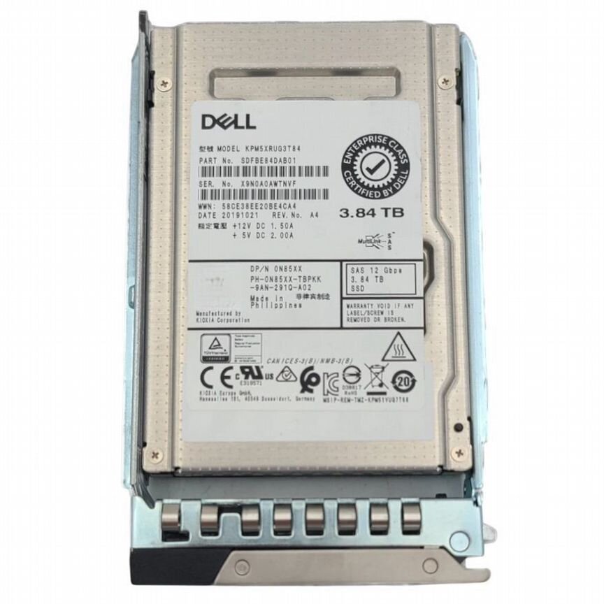 [N85XX] Жесткий Диск Dell 3.84tb Sas 2,5" Ssd N85xx