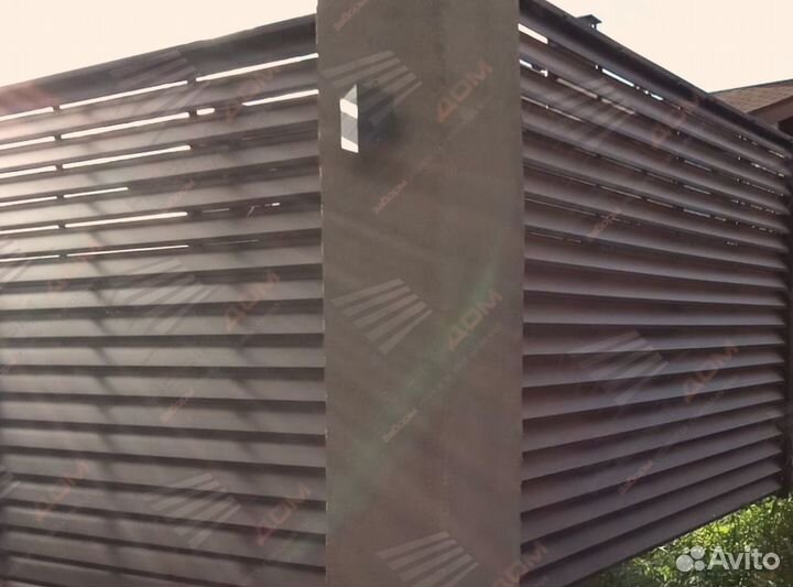 Забор жалюзи еврозабор