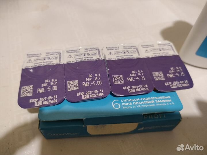 Контактные линзы, жидкость для линз