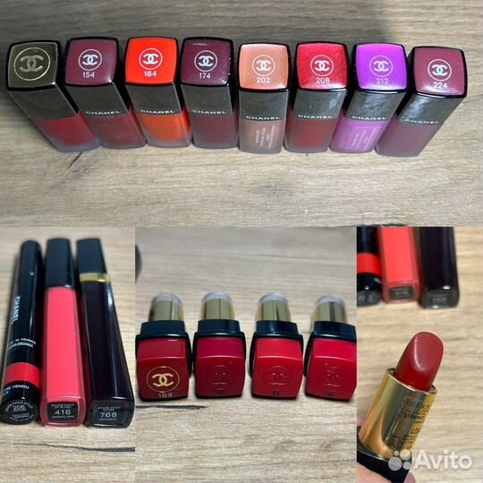 Помады Dior, Chanel, Guerlain, Givenchy 60 штук