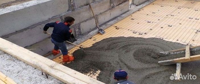 Бетон от М100 до М600 доставка 24/7