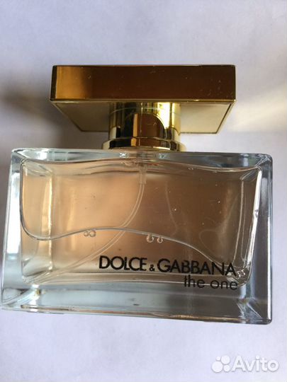 Туалетная вода DG the one новая 75 мл