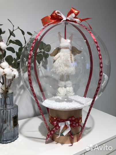 Шар баблс с игрушкой