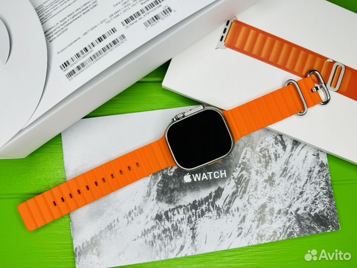 Apple watch ultra 49mm(яблоко,плавное меню)
