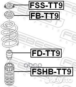 Подшипник опоры амортизатора ford transit 06- п