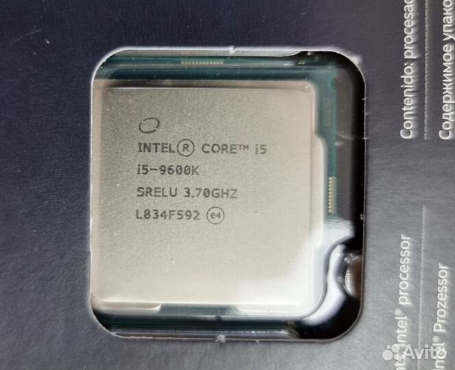 Процессор i5-9600K S1151v2 Box (новый)
