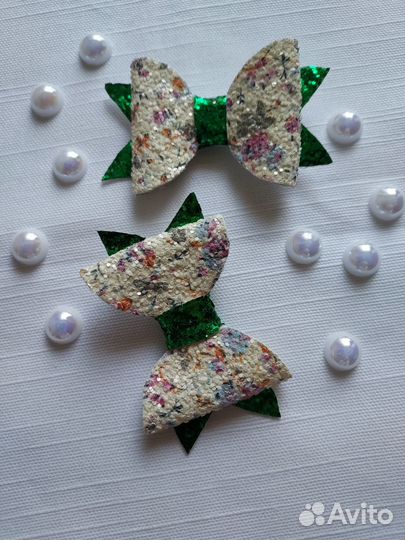 Бантики для волос ручной работы