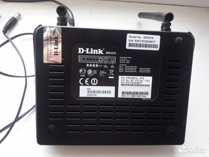 Wi-Fi роутер D-link DIR-615