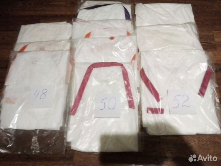 Халат мед48р 50р 52р нейлон и хлопок