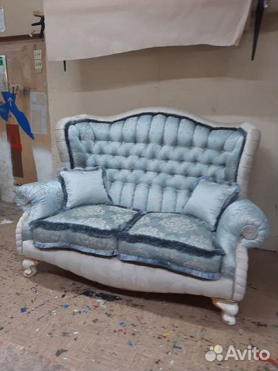 Ремонт мягкой мебели. Перетяжка диванов на дому