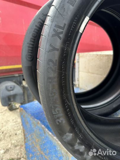 Continental PremiumContact 6 SSR 275/40 R22 и 315/35 R22 Y