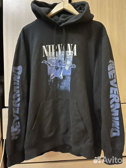 Худи и джинсовка h&m nirvana xl