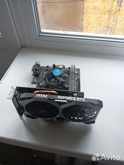 Комплект gtx 1060 6gb, i3 6100f h110m-r 16gb ddr4