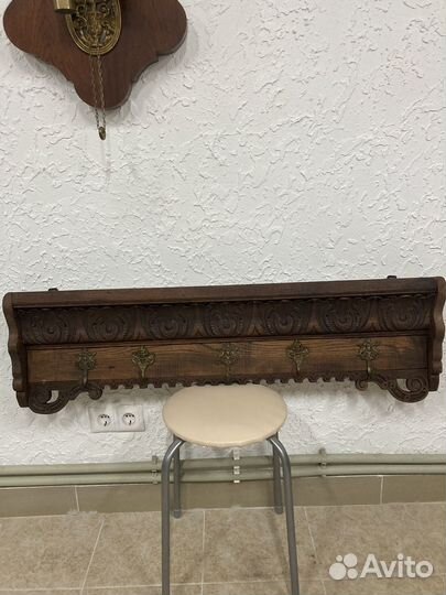 Старинная настенная вешалка. Бельгия 60 годы