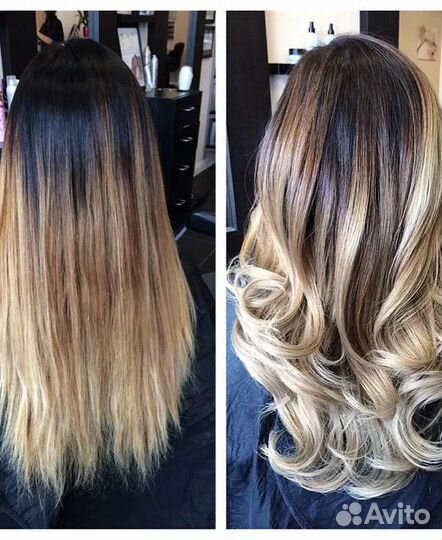 Стрижка и окрашивание, ботокс волос