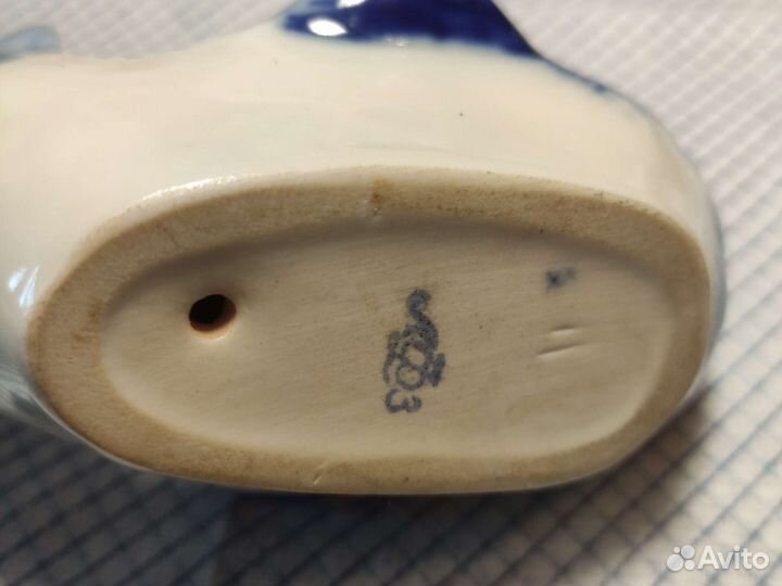 Рыбка подставка икорница статуэтка лфз