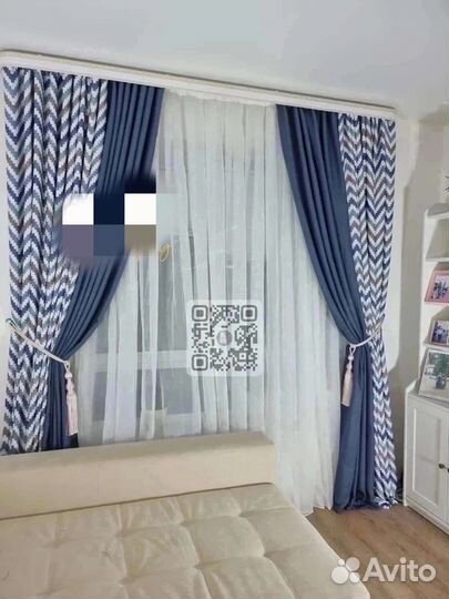 Штора мрамор