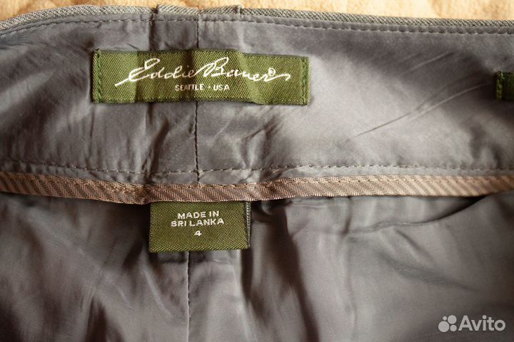 Брюки классические 46 eddie bauer шерстяные