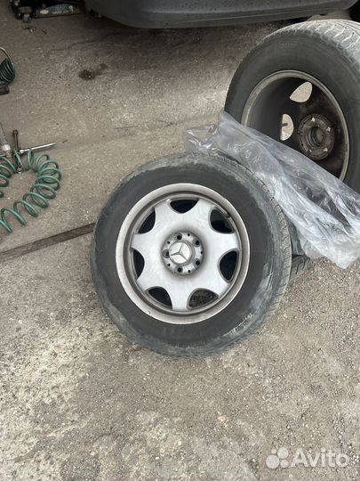 Литые диски r 16 5 112 с зимней резиной