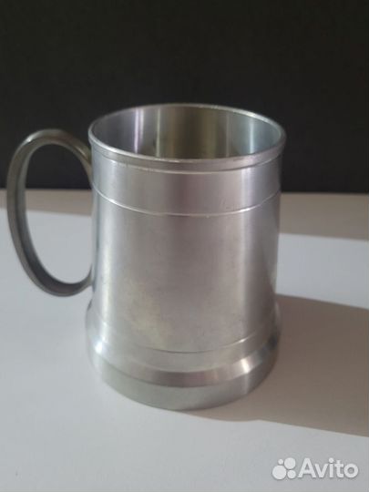 Оловянная пивная кружка