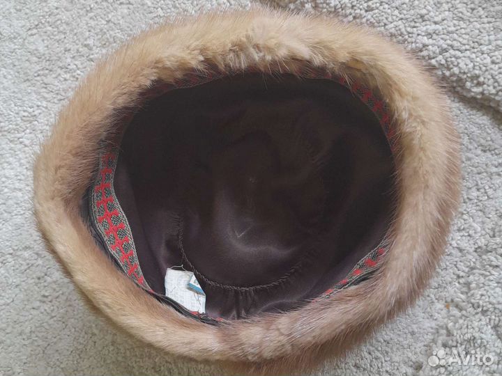 Шапка норковая женская