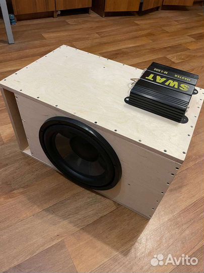 Новый сабвуфер ivolga 12 с усилителем swat 1.500