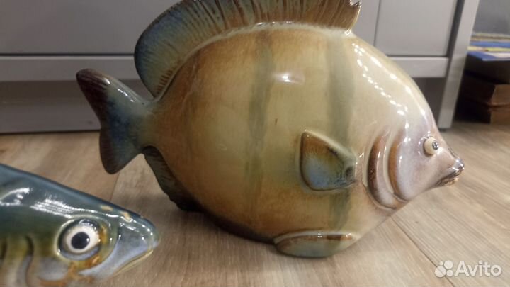 Статуэтки рыбки цена за всё фарфор или керамика